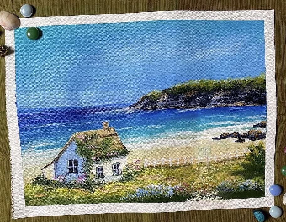Coastal painting
